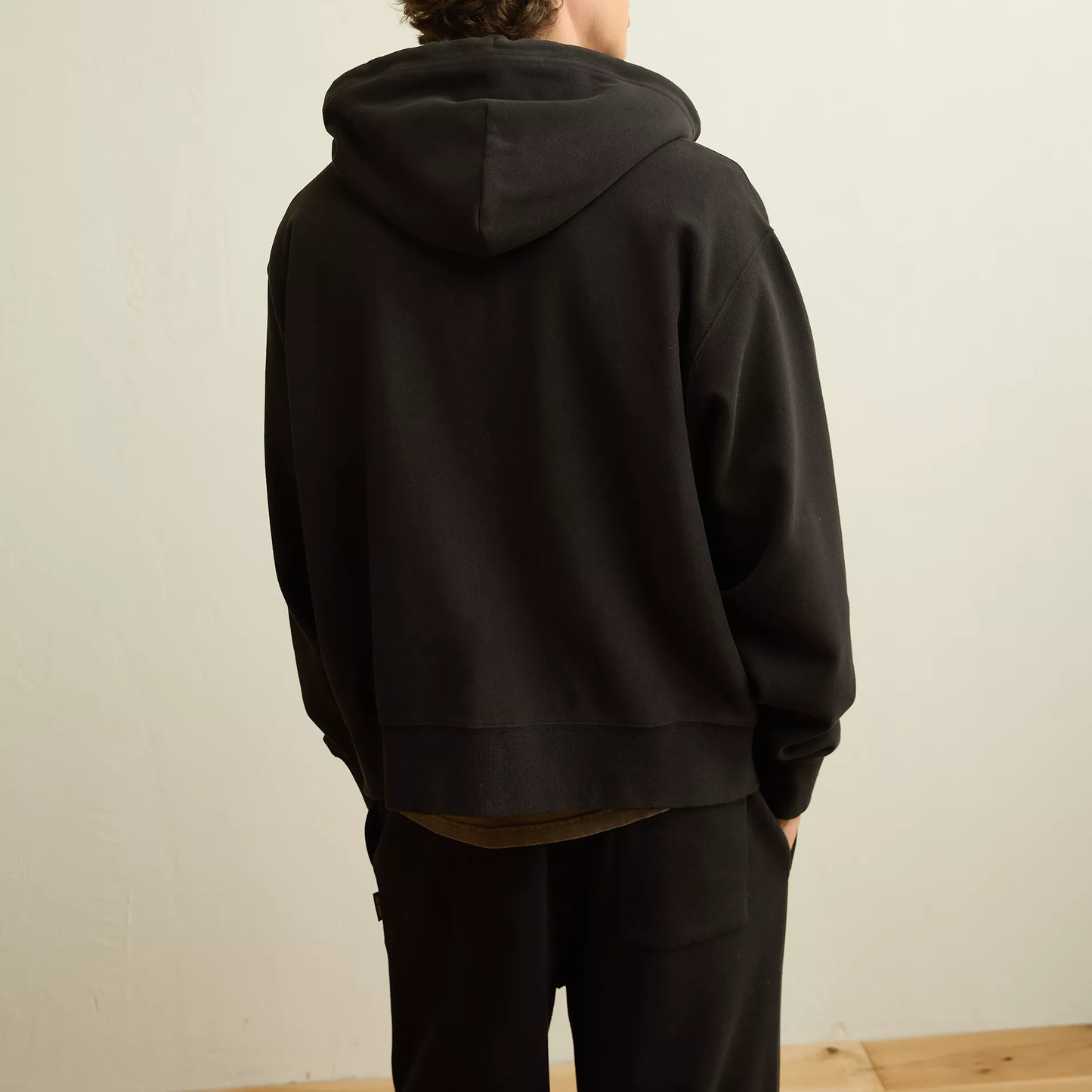 Classic Fit Heavyweight Fleece Full‑Zip Mens Hoodie