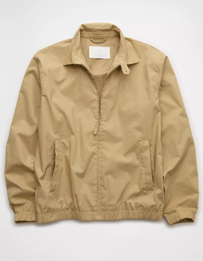 Standard Fit Lightweight Nylon Blend Full‑Zip Mens Transitional Jacket