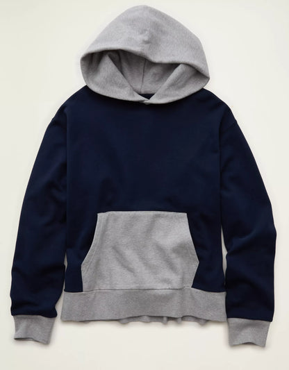 Relaxed Fit Heavyweight Fleece Pullover Mens Hoodie