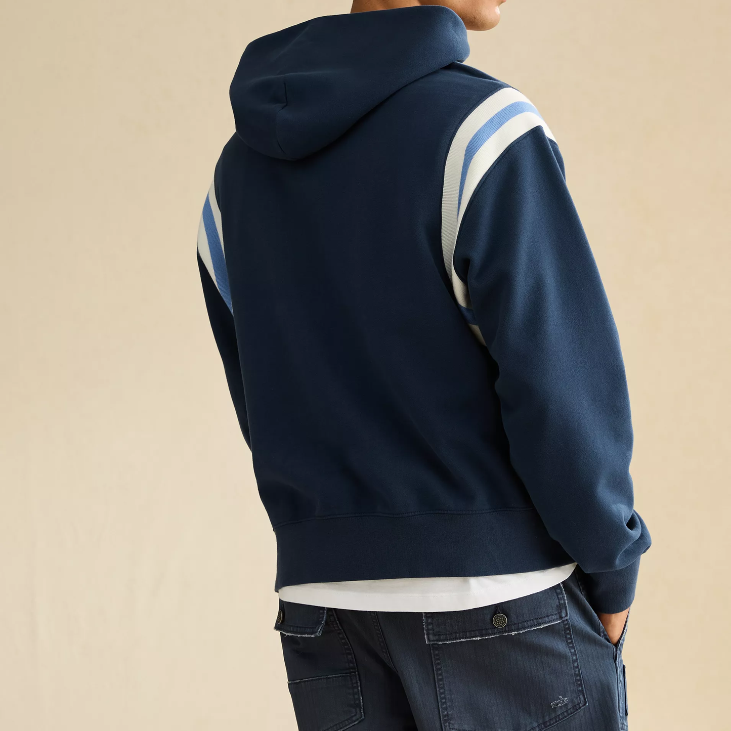 Relaxed Fit Heavyweight Fleece Pullover Mens Hoodie