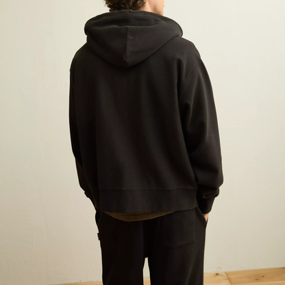 Classic Fit Heavyweight Fleece Full‑Zip Mens Hoodie